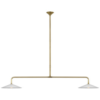 Linear/Island 2 Light Bar by Visual Comfort Signature ( 268 | AL 5035HAB-WG Ponce ) 