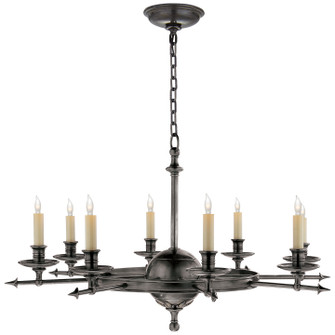 Mid. Chandeliers Candle by Visual Comfort Signature ( 268 | CHC 1447BZ Leaf and Arrow ) 