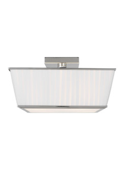 Flush Mounts Drum Shade by Visual Comfort Studio ( 454 | LF1044PN Esther ) 