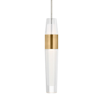 Mini Pendants Glass Down by Visual Comfort Modern ( 182 | SLPD396FJ27NB Lassell ) 