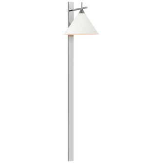 Sconces Single Glass by Visual Comfort Signature ( 268 | KW 2412PN-WHT Cleo ) 