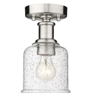 Semi-Flush Mts. Glass Down by Z-Lite ( 224 | 734F1-BN Bryant ) 