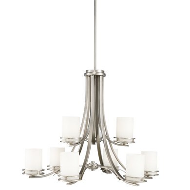 Mid. Chandeliers Glass Up by Kichler ( 12 | 1674NI Hendrik ) 