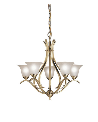 Mid. Chandeliers Glass Up by Kichler ( 12 | 2020AB Dover ) 