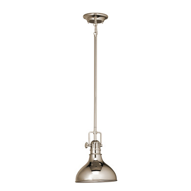 Mini Pendants Metal Shade by Kichler ( 12 | 2664PN Hatteras Bay ) 