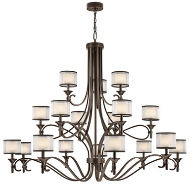 Large Chandeliers Candle by Kichler ( 12 | 42396MIZ Lacey ) 
