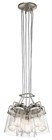 Pendants Multi-port/Cascade by Kichler ( 12 | 42877NI Brinley ) 