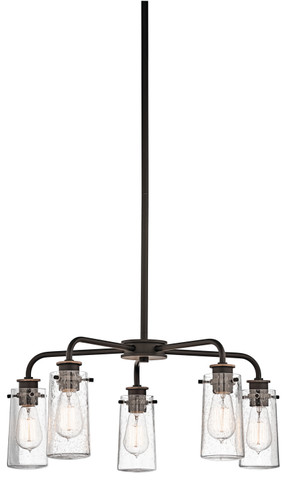 Mid. Chandeliers Glass Down by Kichler ( 12 | 43058OZ Braelyn ) 