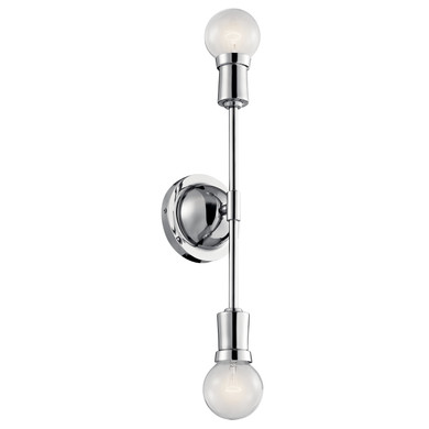 Sconces Double Candle by Kichler ( 12 | 43195CH Armstrong ) 