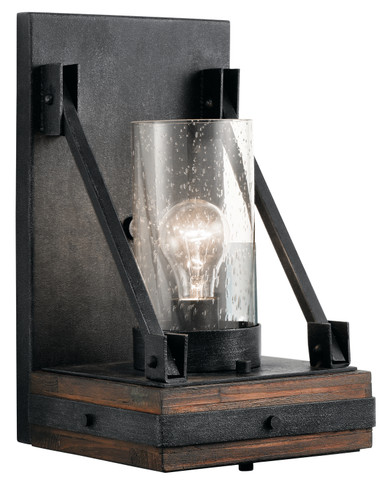 Sconces Single Glass by Kichler ( 12 | 43436AUB Colerne ) 