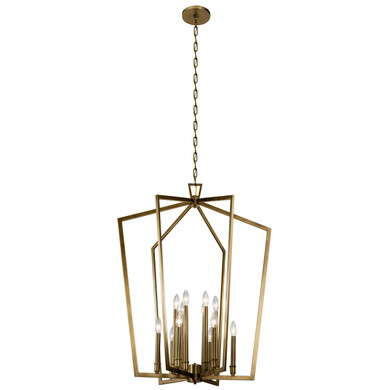 Foyer/Hall Lanterns Open Frame by Kichler ( 12 | 43496NBR Abbotswell ) 