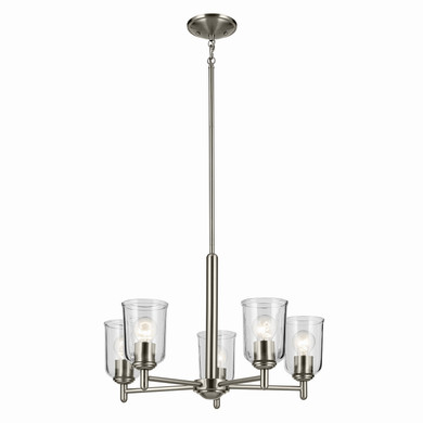 Mid. Chandeliers Glass Up by Kichler ( 12 | 43671NICLR Shailene ) 