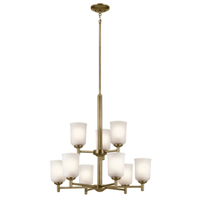 Mid. Chandeliers Glass Up by Kichler ( 12 | 43672NBR Shailene ) 