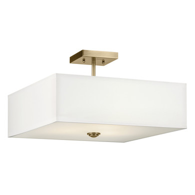 Semi-Flush Mts. Drum Shade by Kichler ( 12 | 43693NBR Shailene ) 