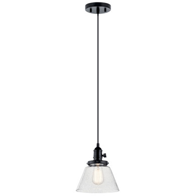 Mini Pendants Glass Down by Kichler ( 12 | 43851BK Avery ) 