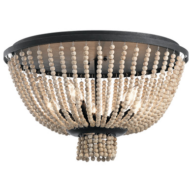 Flush Mounts Bowl Style by Kichler ( 12 | 43893DBK Brisbane ) 