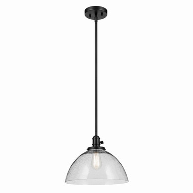Pendants Glass Down by Kichler ( 12 | 43912BK Avery ) 