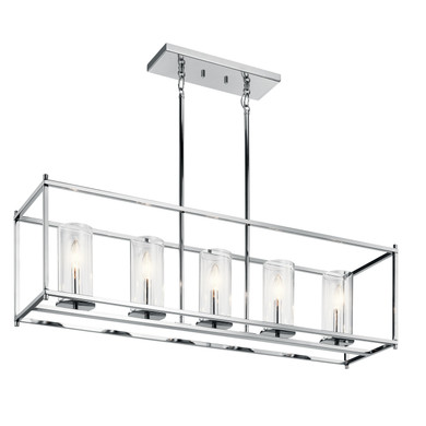 Linear/Island 4 Light + by Kichler ( 12 | 43995CH Crosby ) 