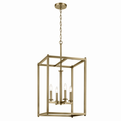 Foyer/Hall Lanterns Glass w/Frame by Kichler ( 12 | 43998NBR Crosby ) 