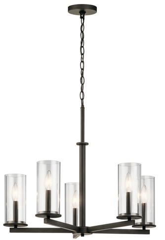 Mid. Chandeliers Glass Up by Kichler ( 12 | 43999OZ Crosby ) 