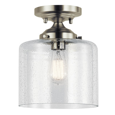 Semi-Flush Mts. Glass Down by Kichler ( 12 | 44033NI Winslow ) 