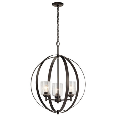 Mid. Chandeliers Glass Up by Kichler ( 12 | 44034OZ Winslow ) 
