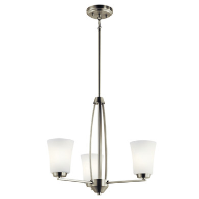 Mini Chandeliers Glass Shade by Kichler ( 12 | 44050NI Tao ) 