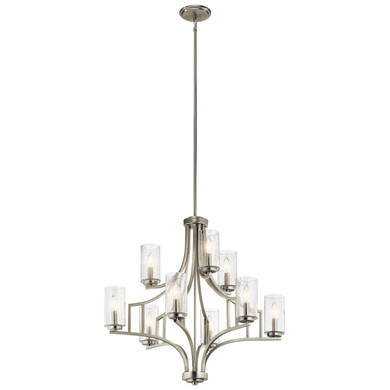 Mid. Chandeliers Glass Down by Kichler ( 12 | 44073NI Vara ) 