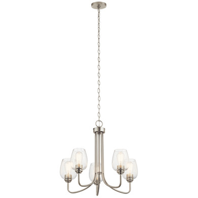 Mid. Chandeliers Glass Up by Kichler ( 12 | 44377NICS Valserrano ) 