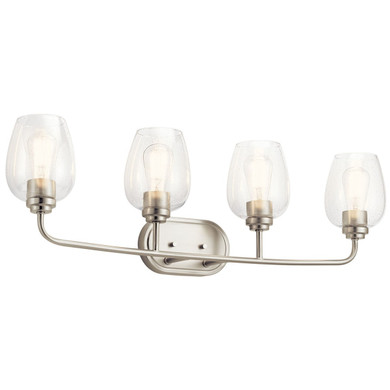 Bathroom Fixtures Four Lights by Kichler ( 12 | 45130NICS Valserrano ) 