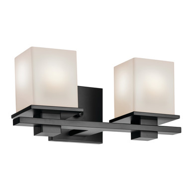 Bathroom Fixtures Two Lights by Kichler ( 12 | 45150BK Tully ) 