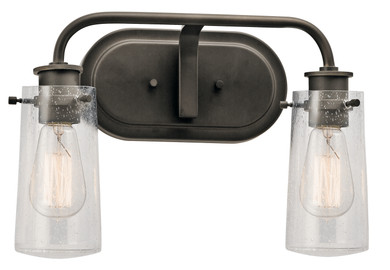 Bathroom Fixtures Two Lights by Kichler ( 12 | 45458OZ Braelyn ) 