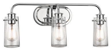 Bathroom Fixtures Three Lights by Kichler ( 12 | 45459CH Braelyn ) 