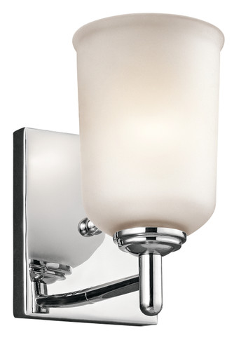 Sconces Single Glass by Kichler ( 12 | 45572CH Shailene ) 