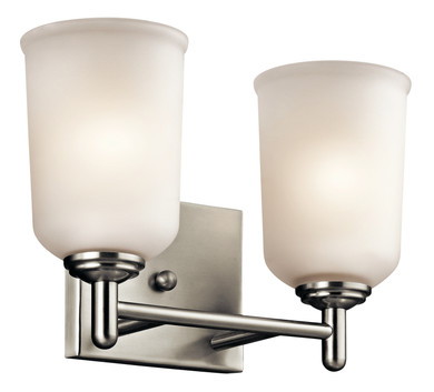 Bathroom Fixtures Two Lights by Kichler ( 12 | 45573NI Shailene ) 