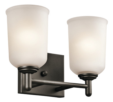 Bathroom Fixtures Two Lights by Kichler ( 12 | 45573OZ Shailene ) 
