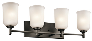 Bathroom Fixtures Four Lights by Kichler ( 12 | 45575OZ Shailene ) 