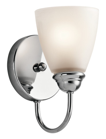 Sconces Single Glass by Kichler ( 12 | 45637CH Jolie ) 