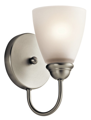 Sconces Single Glass by Kichler ( 12 | 45637NI Jolie ) 