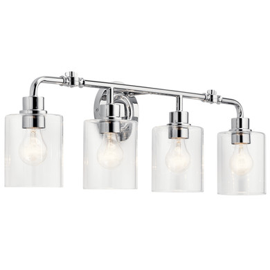 Bathroom Fixtures Four Lights by Kichler ( 12 | 45667CH Gunnison ) 