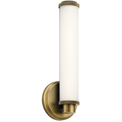 Sconces Single Glass by Kichler ( 12 | 45686NBRLED Indeco ) 