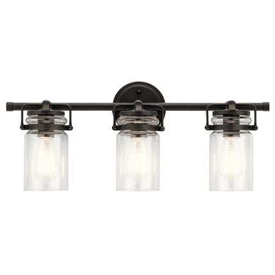 Bathroom Fixtures Three Lights by Kichler ( 12 | 45689OZ Brinley ) 