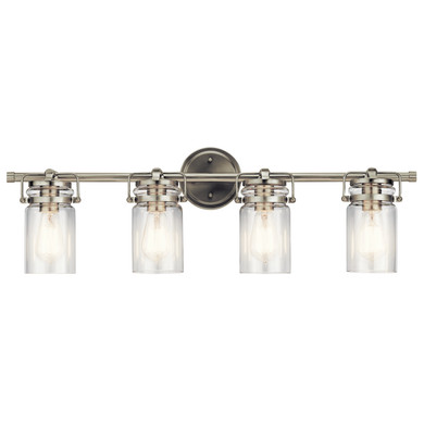 Bathroom Fixtures Four Lights by Kichler ( 12 | 45690NI Brinley ) 
