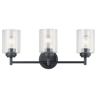 Bathroom Fixtures Three Lights by Kichler ( 12 | 45886BK Winslow ) 