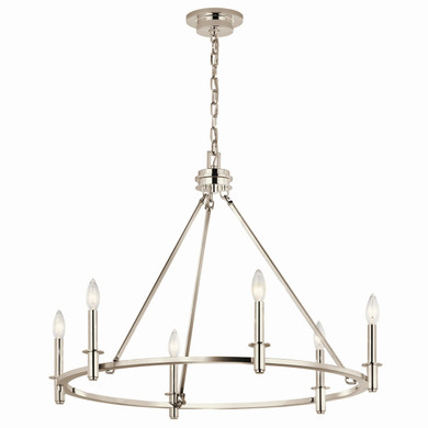 Mid. Chandeliers Candle by Kichler ( 12 | 52705PN Carrick ) 