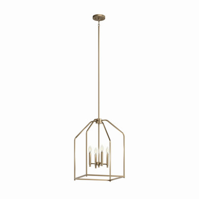 Foyer/Hall Lanterns Open Frame by Kichler ( 12 | 52722CPZ Madden ) 
