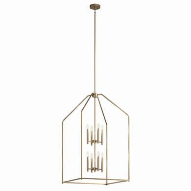 Foyer/Hall Lanterns Open Frame by Kichler ( 12 | 52724CPZ Madden ) 
