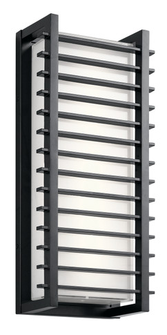 Exterior Wall Mt./Flush by Kichler ( 12 | 49786BKLED Rockbridge ) 