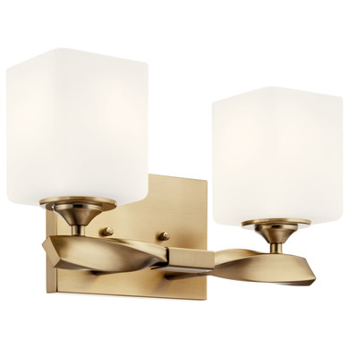 Bathroom Fixtures Two Lights by Kichler ( 12 | 55001CPZ Marette ) 