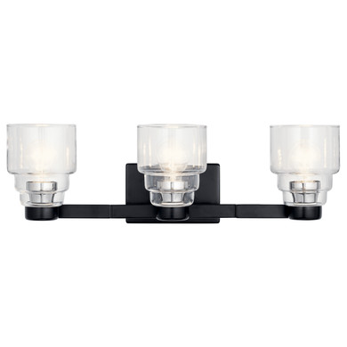 Bathroom Fixtures Three Lights by Kichler ( 12 | 55012BK Vionnet ) 